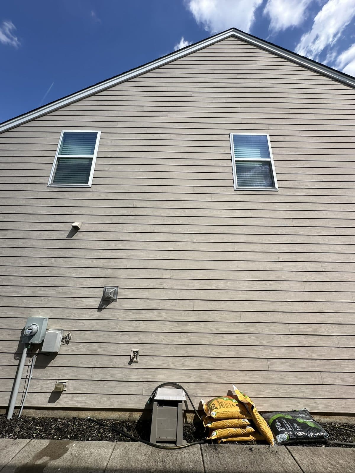 Custom home soft-washed clean — the result Jump 2 It delivers in Oak Ridge, NC