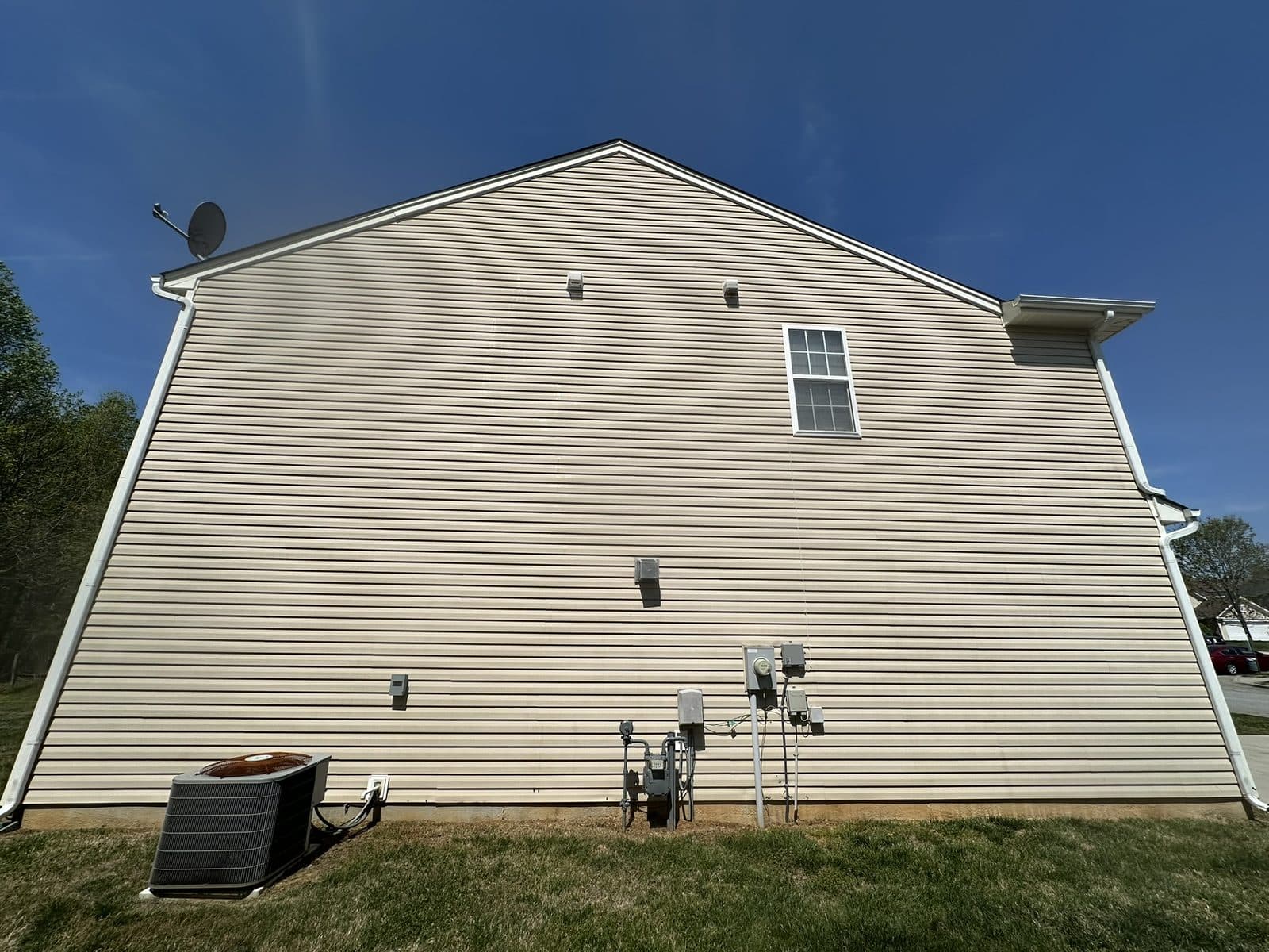 Professional pressure washing result on a Greensboro, NC property (10)