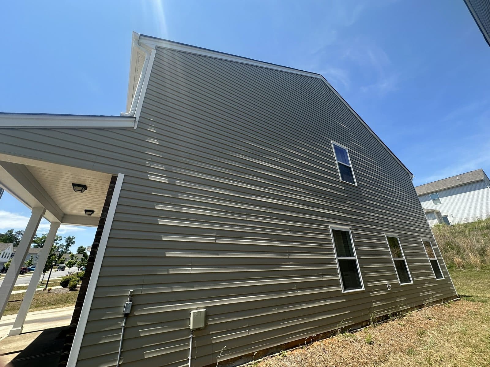 Professional pressure washing result on a Greensboro, NC property (15)